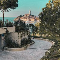 Blick auf Rovinj