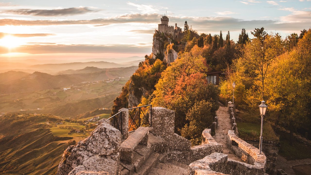 Herbstlich schönes San Marino