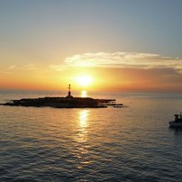 Sonnenuntergang in Porec