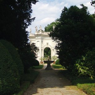 Im Garten der Villa Pisani