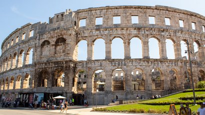 Römisches Amphiteater in Pula, Istrien