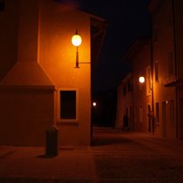 Nachtstimmung in den Gassen Portogruaros