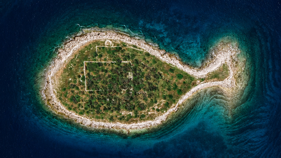 Gaž, kleine Insel in der Nähe von Pula