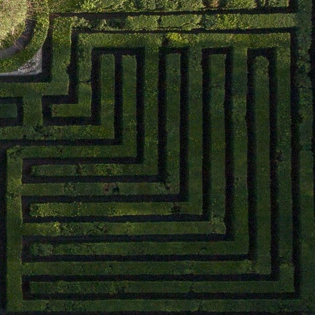 Maze in the garden of Villa Barbarigo | © Tenuta Valsanzibio