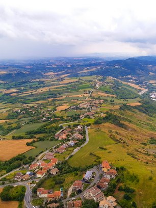 Panorama von San Marino