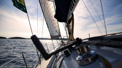 Sailing in one of the world's most beautiful sailing destinations-the Adriatic Sea.