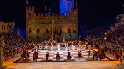 Das lebende Schach von Marostica