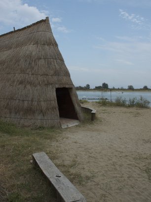Casone in der Lagune von Caorle