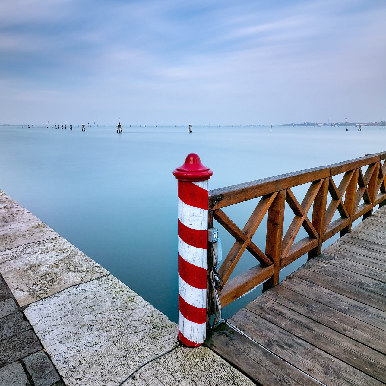 Lagunenwetter in Venedig