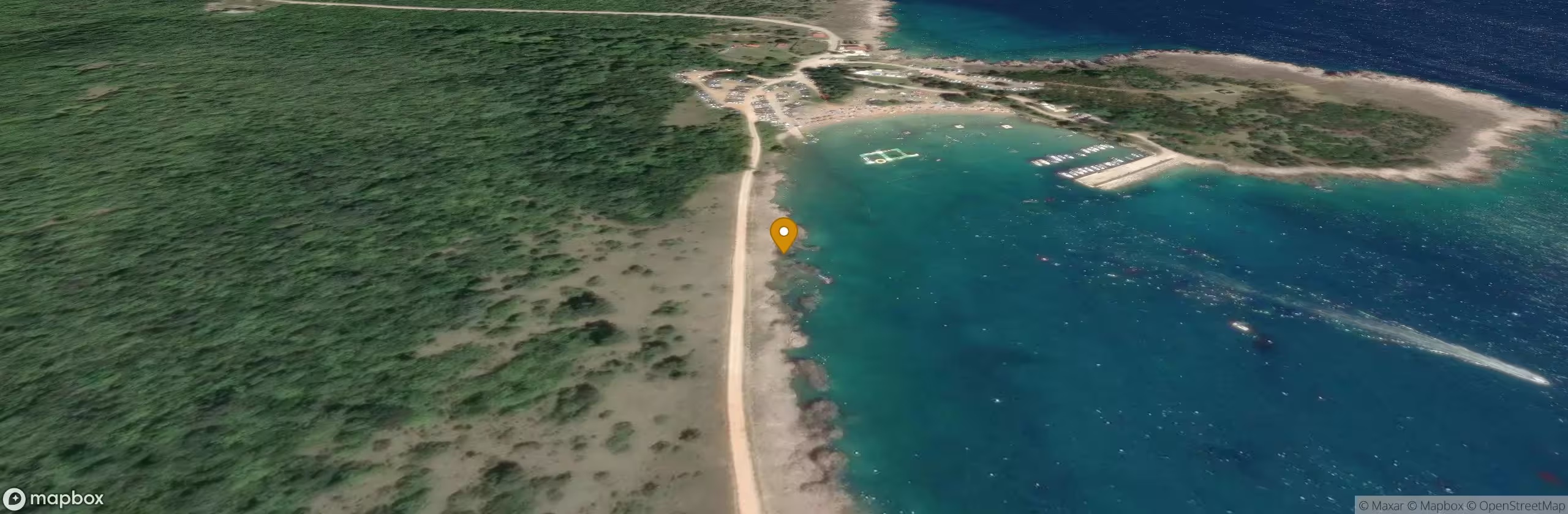 Vrbnik, Risika - Hundestrand