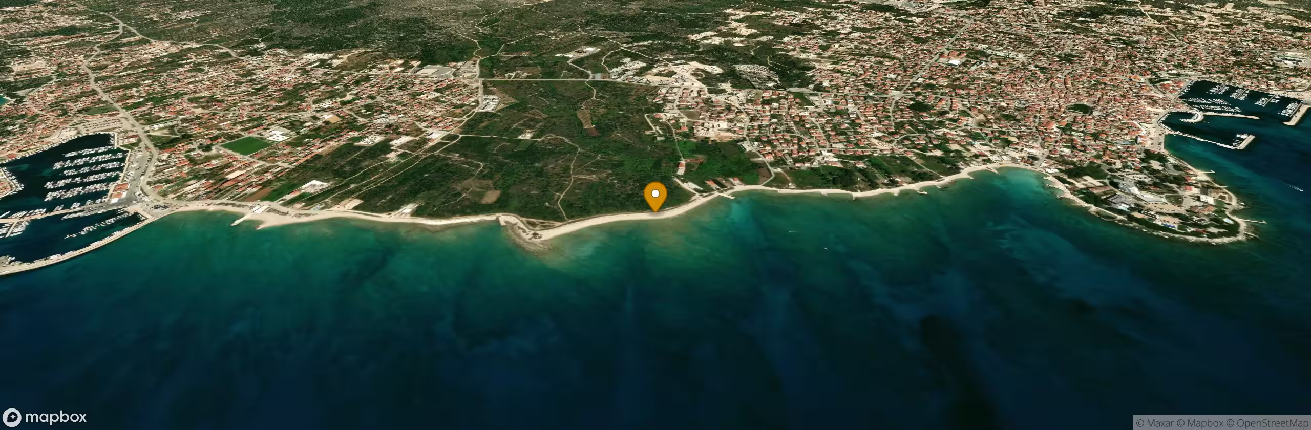 Wildstrände zw. Vodice und Tribunj